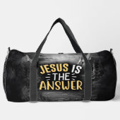Jezus is het antwoord plunjezak (Voorkant)