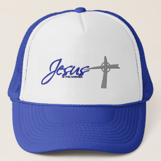 Jezus is het antwoord trucker pet