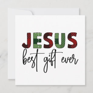 Jezus is het beste cadeau ooit Christelijk Kerstmi
