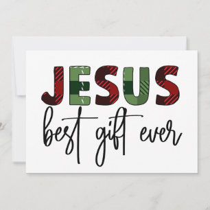 Jezus is het beste cadeau ooit Christelijk Kerstmi Kaart