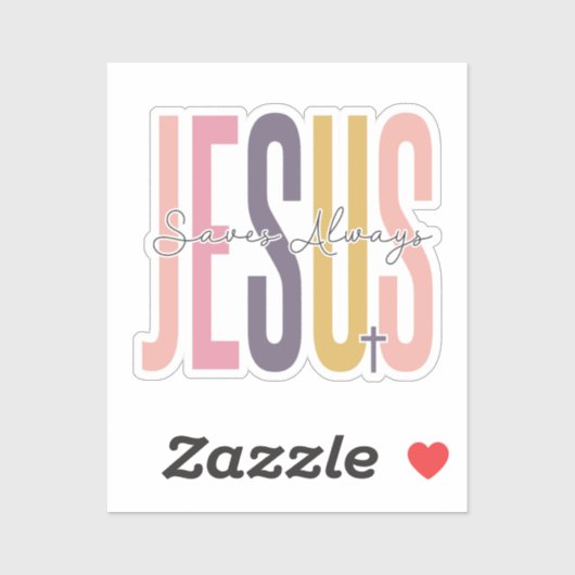 Jezus is het beste cadeau ooit Christelijk Kerstmi Sticker (Vel)