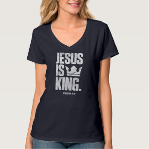 Jezus is het Christelijke citaat van de Bijbel van T-shirt