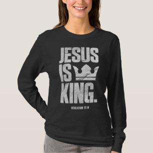 Jezus is het Christelijke citaat van de Bijbel van T-shirt