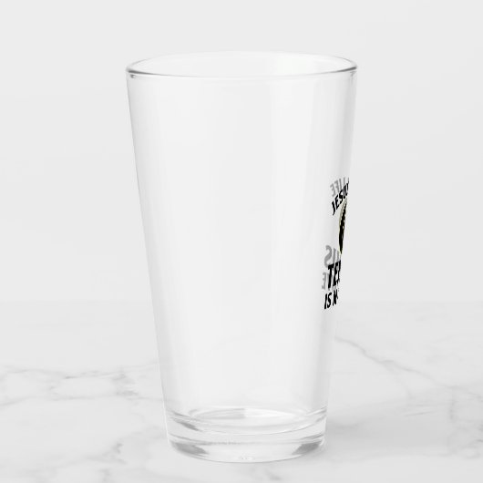 Jezus is het leven dat tennis is mijn liefde glas (Rechts)