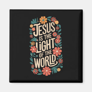 Jezus is het licht van de Christelijke religie Magneet