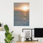 Jezus is het licht van de wereld poster (Thuiskantoor)