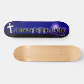 Jezus is het lichte Skateboarddek Skateboard (Horizontaal)