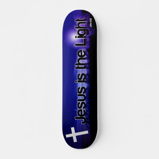 Jezus is het lichte Skateboarddek Skateboard (Voorkant)