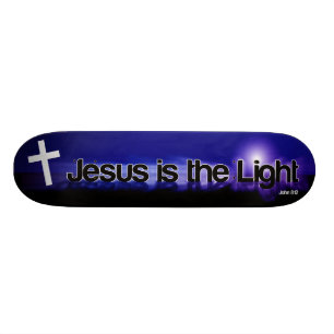 Jezus is het lichte Skateboarddek Skateboard