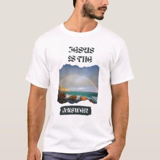 Jezus is het T-shirt van de Mannen