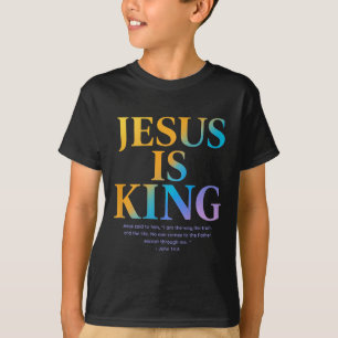 Jezus is Koning Jezus Johannes 14_6 Kostuum Christ T-shirt