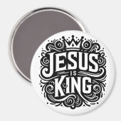 Jezus is koning magneet (Voorkant / Achterkant)