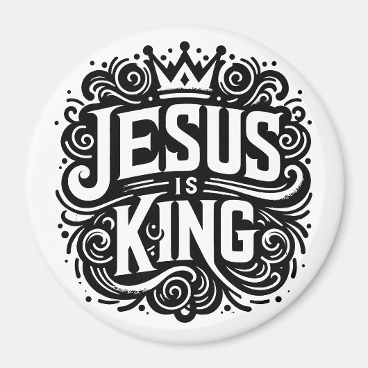 Jezus is koning magneet (Voorkant)