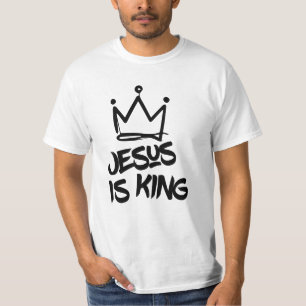 Jezus is koning t-shirt