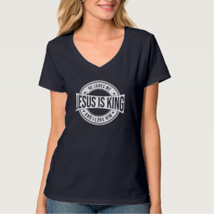 Jezus is koning t-shirt