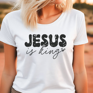 Jezus is koning Tri-Blend shirt