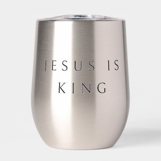 JEZUS IS KONING Tumbler (Voorkant)