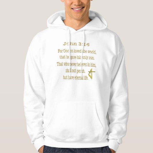 Jezus is koning van Kings Hoodie (Voorkant)