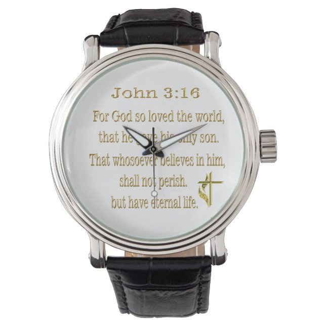 Jezus is koning van Kings Horloge (Voorkant)