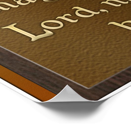 Jezus is koning van Kings Poster (Hoek)