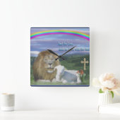 Jezus is koning van Kings Vierkante Klok (Huis)