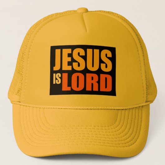 Jezus is Lord YO Trucker Pet (Voorkant)