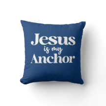 Jezus is Mijn Anker Christelijk Huisdecor
