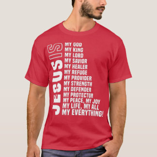 Jezus is mijn enige God Savior T-shirt