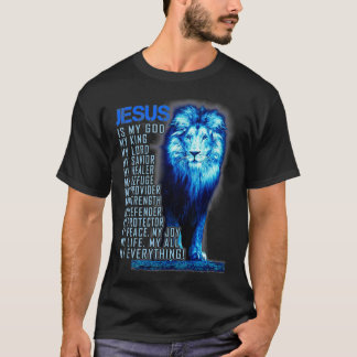 Jezus Is Mijn God Koning Mijn Heer Mijn Verlosser T-shirt