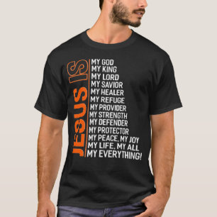 Jezus is mijn God mijn koning Mijn Heer Mijn redde T-shirt