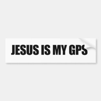 Jezus is mijn GPS-Bumpersticker Bumpersticker