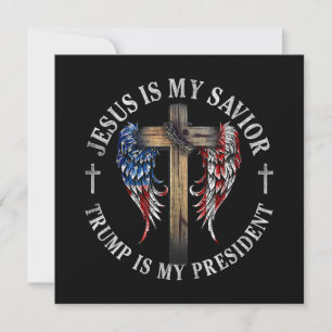 Jezus Is Mijn Heiland Trump Is Mijn President 2024 Kaart