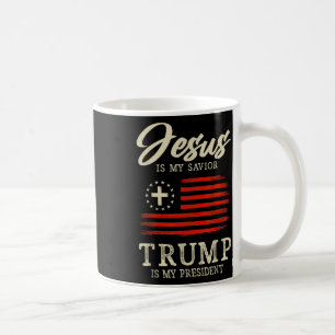 Jezus Is Mijn Heiland Trump Is Mijn President 2024 Koffiemok