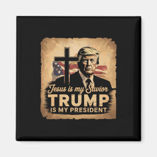 Jezus Is Mijn Heiland Trump Is Mijn President Bijb Magneet