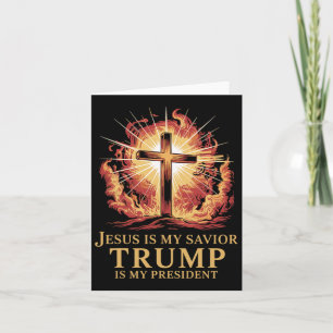 Jezus Is Mijn Heiland Trump Is Mijn President Chri Kaart