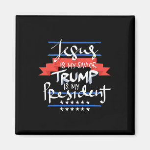 Jezus Is Mijn Heiland Trump Is Mijn President Patr Magneet