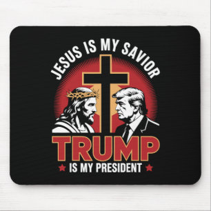 Jezus Is Mijn Heiland Trump Is Mijn President Pro- Muismat