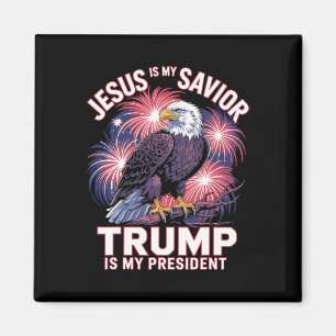 Jezus Is Mijn Heiland Trump Is Mijn President Reli Magneet