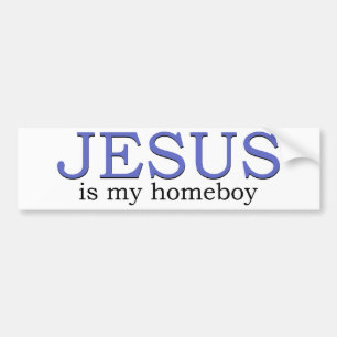 Jezus is mijn Homeboy Bumpersticker