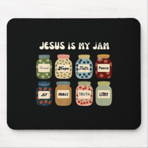 Jezus Is Mijn Jam Christelijk Geloof Religieuze Bi Muismat