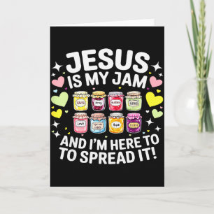Jezus Is Mijn Jam En Ik Ben Hier Om Christelijk Bi Kaart
