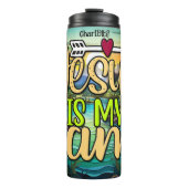 Jezus is mijn jam thermosbeker (Voorkant)