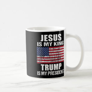 Jezus is mijn Koning, Trump is mijn President Koffiemok