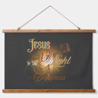 Jezus is mijn licht – Halloween Hangend Wandkleed