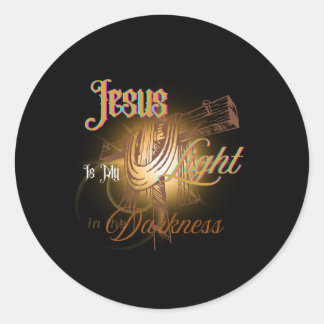 Jezus is mijn licht – Halloween Ronde Sticker