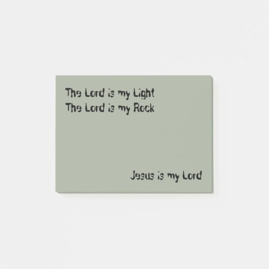 Jezus is mijn Lord Post-it® notes 4 x 3 (Voorkant)