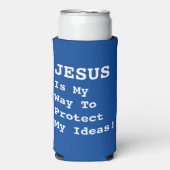 "JEZUS is mijn manier om mijn ideeën te beschermen (Seltzer Voorkant)