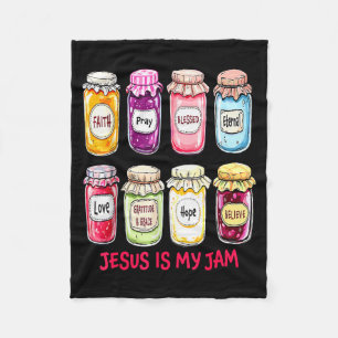 Jezus Is Mijn Passie En Ik Ben Hier Om Het Te Vers Fleece Deken