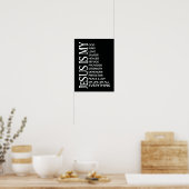 Jezus is mijn poster (Keuken)