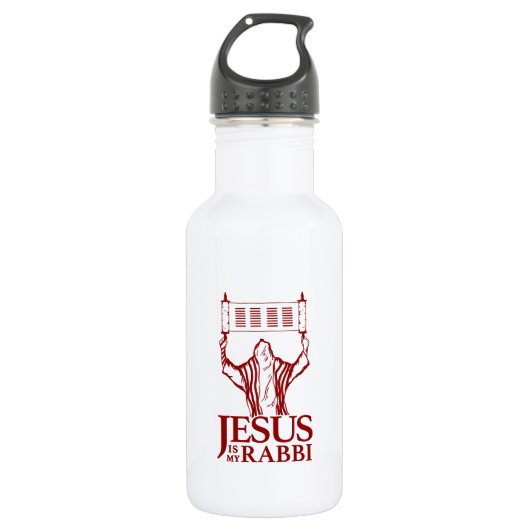 Jezus is mijn Rabbi Water Fles (Voorkant)
